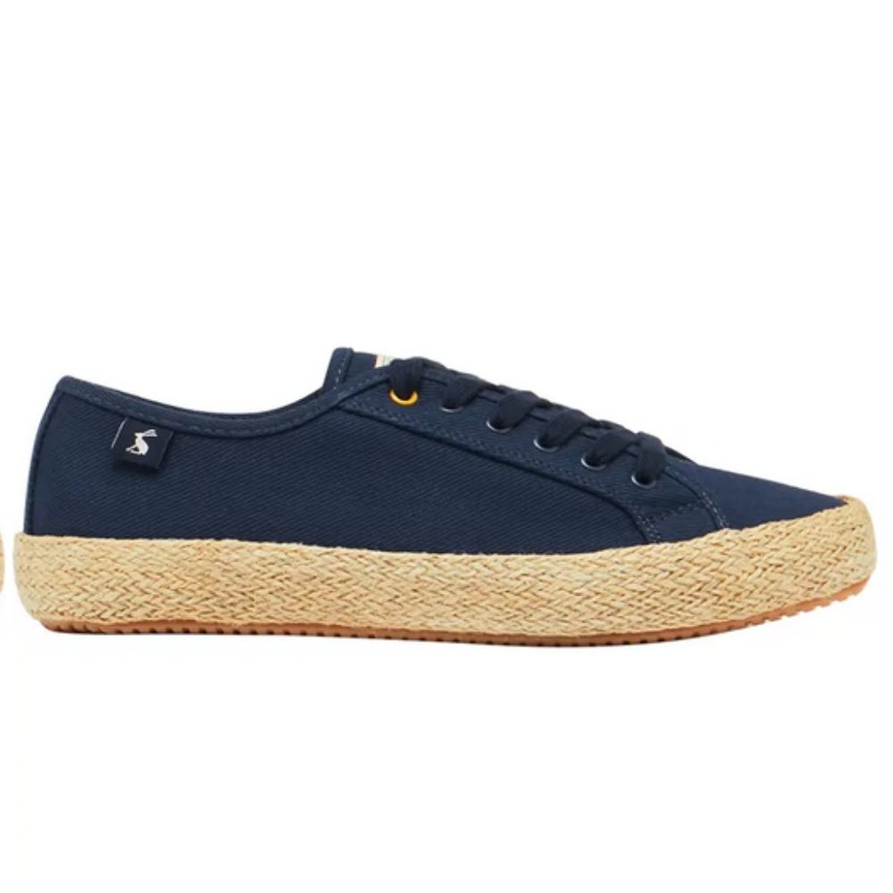 JOULES Canvas Jute Sneakers